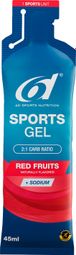 Gel énergétique 6D SPORTS GEL Fruits rouges 6 X 45 ML