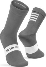 Chaussettes vélo Cyclisme Homme et Femme S1 Gray Saas Gris Argenté