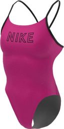 Einteiliger Badeanzug Women Nike Cutout Pink