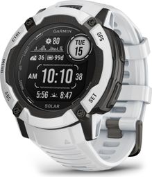 Montre GPS Garmin Instinct 2X Solar Blanc Whitestone