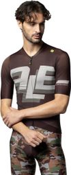 Alé Sauvage Bruin Jersey met Korte mouwen