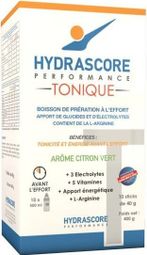 Boisson de préparation à l’effort Hydrascore Tonique Citron Vert - 10x40g