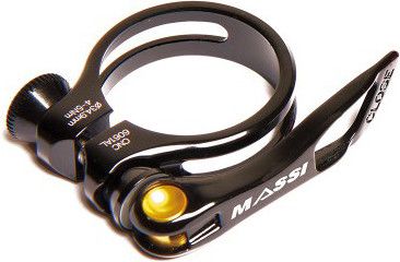 Massi SeatPost Clamp apriete rápido 34.9mm Negro