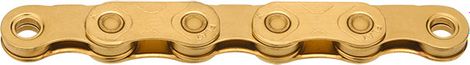 KMC X Flat gewaxte platte ketting 12/13S goud