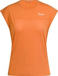 Rapha Trail Lightweight Orange Women's Short Sleeved Jersey