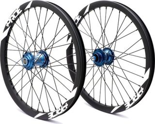 Roues Carbone Pro Pride Wave Mat Moyeu Pride Control Bleu 36h