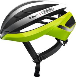 Casque Connecté Abus Aventor Quin Gris / Jaune Fluo