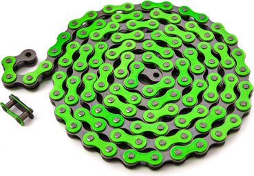 BMX CHAINE VERT 1/2 x1/8  ACIER KHEBIKES