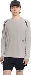 Maillot gris reflectante de manga larga Ciele DLY Nite Rite para hombre