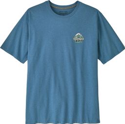 Camiseta de manga corta Patagonia Great Waves Responsibili-Tee azul para hombre