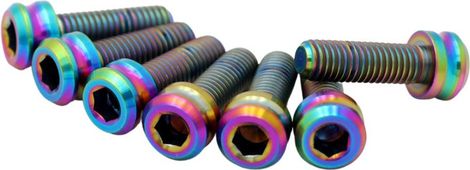 Pride Racing Cayman V2 / FTL T25 Titanium Oil Slick stem bolts