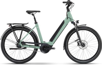 Electric City Bike Winora Sinus N5 Low Shimano Nexus 5S 625Wh 27.5'' Green 2024