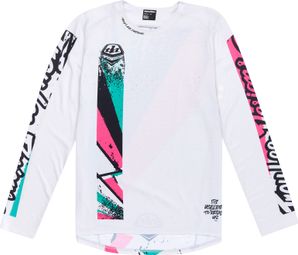 Maillot de manga larga Troy Lee Designs Sprint Blanco