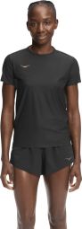 Hoka Airolite 2.0 Kurzarmtrikot Schwarz/Gold Women