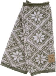 Ivanhoe chauffe-mains en laine tricotée Freya Lichen Green 21-taille unique-vert