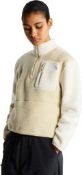Polar The North Face Yumiori 1/4 Zip Beige Donna