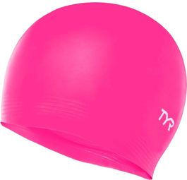 TYR Latex Swim Cap PINK ALL