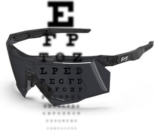 Aerostorm Sport Sunglasses Smoke Black With Optical Insert