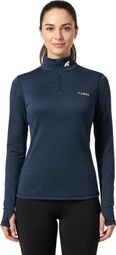 Bjork Zip 210 – Sous-vêtement mérinos zippé respirant navy
