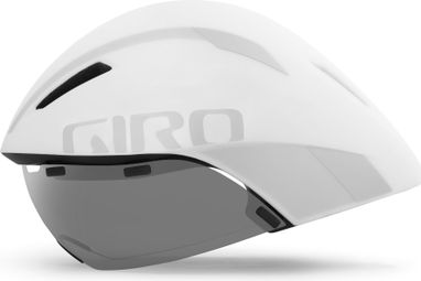 GIRO AEROHEAD MIPS Aero Helm Wit Zilver