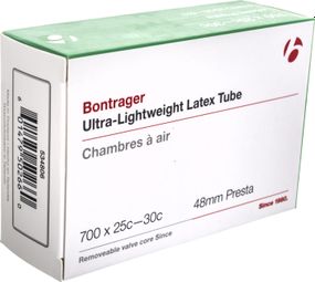 BONTRAGER Tube Ultra Lite Latex 700x25-25C Válvula Presta 48mm