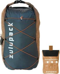 Sac à dos pliable étanche 12L gris camel Zulupack