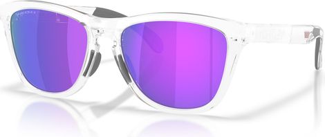 Lunettes Oakley Frogskins Range XL - Matte Clear / Prizm Violet / Ref : OO9503-05