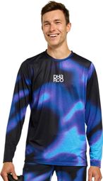 Heren Dharco Race Lange Mouw Jersey Blauw Zwart