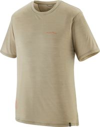 Patagonia Capilene Cool Merino Blend T-Shirt, Beige, Men's