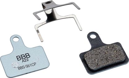 Paire de Plaquettes BBB DiscStop Coolfin Organiques pour Shimano Dura-Ace/Ultegra/105/Tiagra/GRX