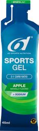 Gel énergétique 6d SPORTS GEL Pomme 6 X 45 ML