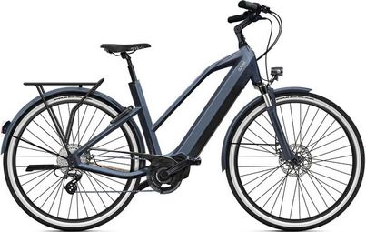 O2 Feel iSwan City Boost 6.1 Mid Shimano Altus 8V 432 Wh 27,5'' Gris Antracita Bicicleta eléctrica urbana