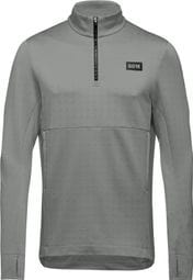 Langarm Trikot Gore Wear Everyday Thermo 1/4-Zip Grau