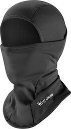 Cagoule Visage Complet Protection Chaude Noir