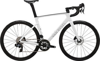 Bicicleta de carretera Van Rysel RCR Sram Rival AXS 12V 700 mm Blanca