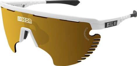 Scicon Sports Aerowing Lamon Lunettes De Soleil De Performance Sportive (Scnpp Multimireur Bronze/Luminosité Blanche)