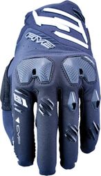 Five Gloves E1 Guantes Largos Negro / Blanco