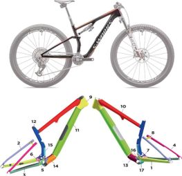 Kit de protection sur-mesure Specialized Epic 8 S-Works - 2024 - M - Mat