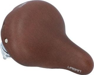 Urban XL Selle de vélo 90° angle d'assise Marron