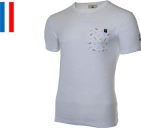 Camiseta LeBram de Manga Corta con<p>Bolsillo </p>Lafaye Blanco