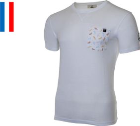 T-Shirt LeBram a manica corta con tasca Lafaye Bianco