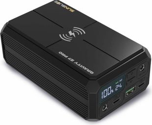 Sunslice Gravity 27 Pro Batterie Externe 27000 mAh USB-C Power Delivery 100W Charge Sans Fil pour Ordinateur Portable  Camping et Vanlife