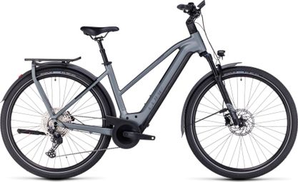 Vélo de Ville Électrique Cube Kathmandu Hybrid Pro 750 Trapeze Shimano Deore 11V 750 Wh 700 mm Gris Flash