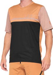 100% Airmatic Short Sleeve Jersey Caramel / Black