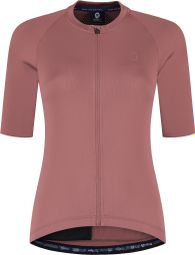 Maillot Manches Courtes Vélo Rogelli Essential II Rose Femme