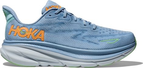 Hoka One One Clifton 9 Blauw Oranje Heren Hardloopschoenen