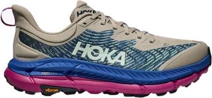 Blauw/Roze Hoka Mafate Speed 4 Trailschoenen voor heren