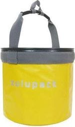 Seau souple et pliable 15L jaune Zulupack