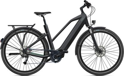 Trekkingrad O2 Feel iSwan Explorer Boost Mid 6.1 Shimano Alivio 9V 540 Wh 26'' Intensiv Schwarz