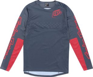 Langarm Trikot Troy Lee Designs Sprint Blau/Rot